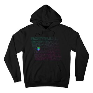 Softball Player Hoodie