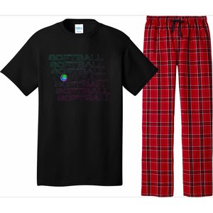 Softball Player Pajama Set