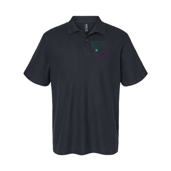 Softball Player Softstyle Adult Sport Polo