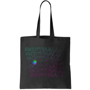 Softball Player Tote Bag