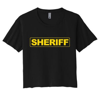Sheriff Police Crop Top