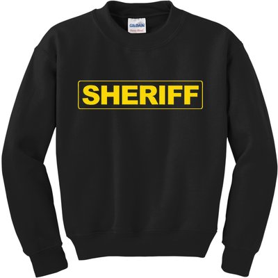 Sheriff Police Kids Sweatshirt