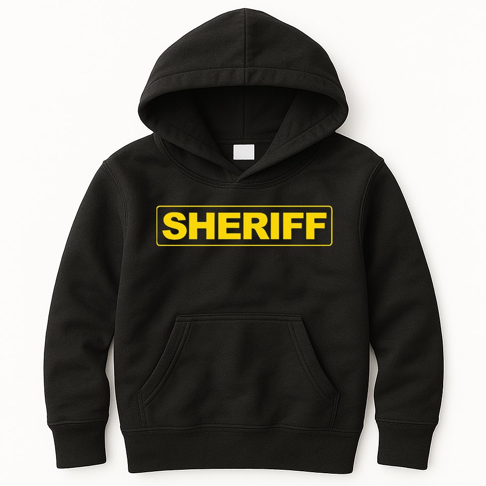 Sheriff Police Kids Hoodie
