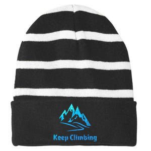 Summit Pursuit Striped Beanie with Solid Band