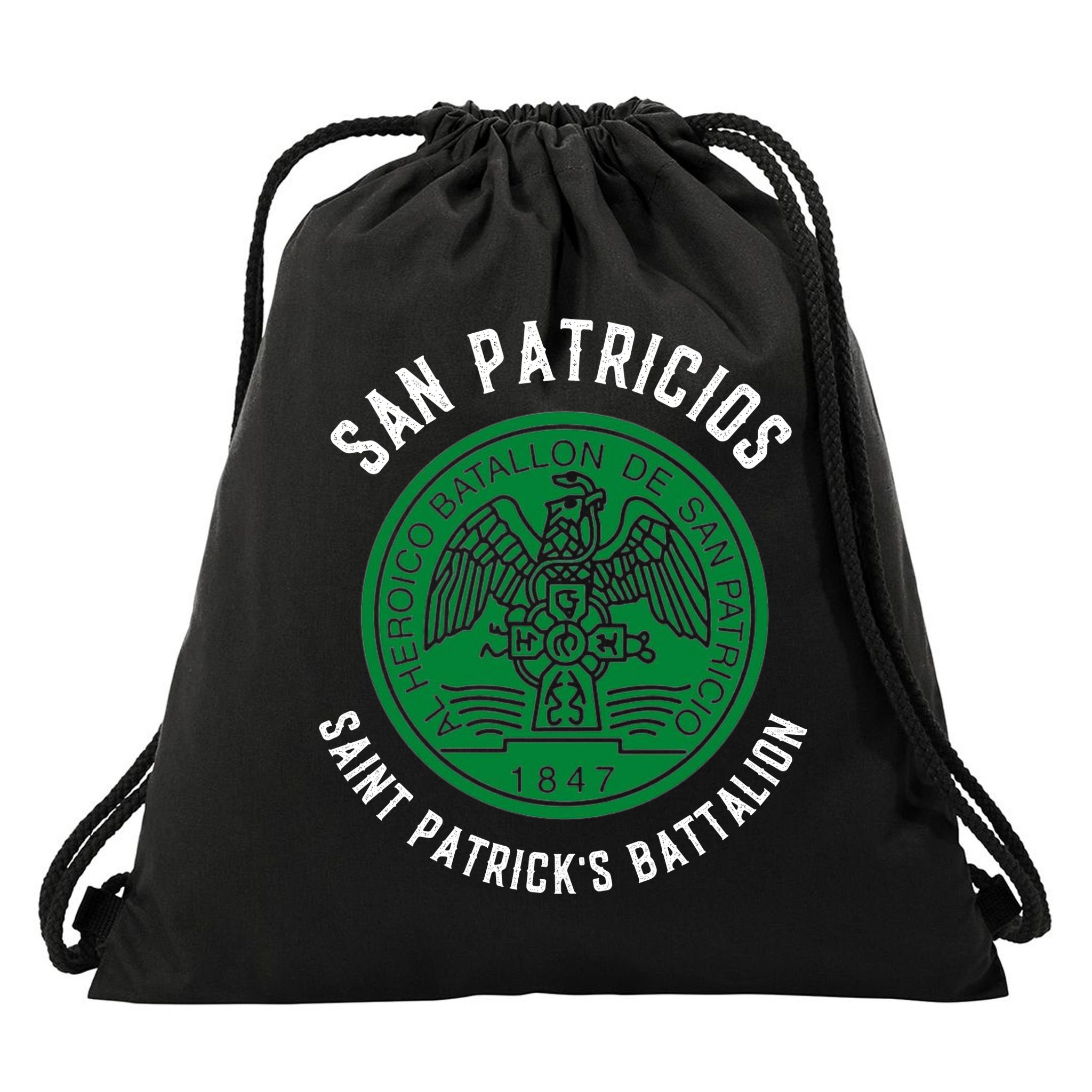 San Patricios St. Patrick's Battalion Drawstring Bag
