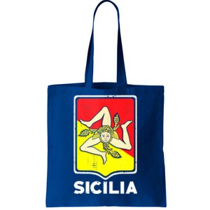 Sicilian Pride Sicilia Sicilian Flag Trinacria Tote Bag