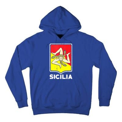 Sicilian Pride Sicilia Sicilian Flag Trinacria Tall Hoodie