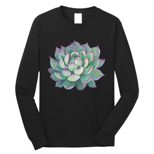 Succulent Plant Long Sleeve Shirt