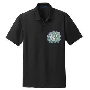 Succulent Plant Dry Zone Grid Polo