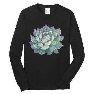 Succulent Plant Tall Long Sleeve T-Shirt