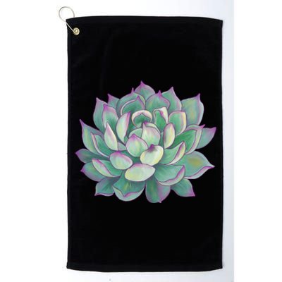 Succulent Plant Platinum Collection Golf Towel