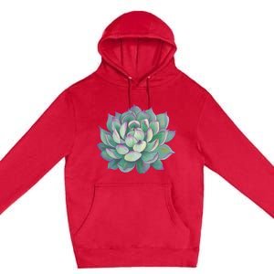 Succulent Plant Premium Pullover Hoodie