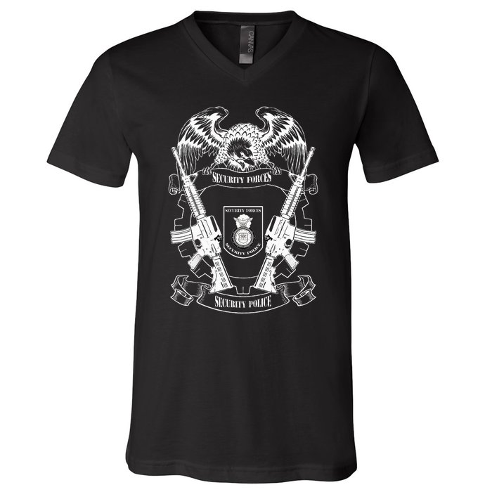 Security Police Security Forces V-Neck T-Shirt