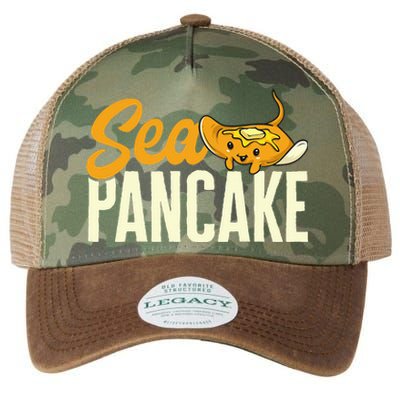 Sea Pancake Stingray Manta Ray Ocean Stingray Legacy Tie Dye Trucker Hat