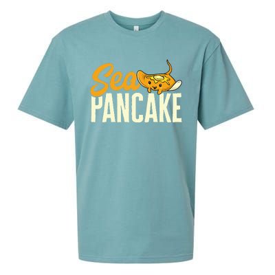 Sea Pancake Stingray Manta Ray Ocean Stingray Sueded Cloud Jersey T-Shirt