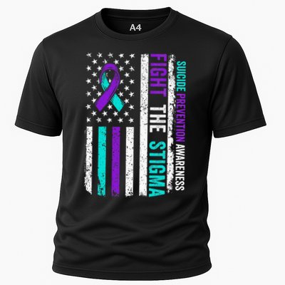 Suicide Prevention Support Fight Stigma Suicide Awareness Performance Shirt