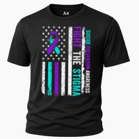 Suicide Prevention Support Fight Stigma Suicide Awareness Cooling Performance Crew T-Shirt