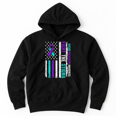 Suicide Prevention Support Fight Stigma Suicide Awareness Hoodie