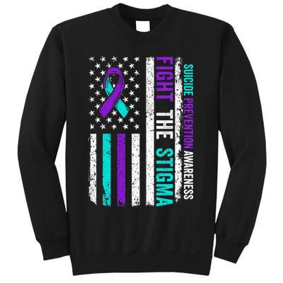 Suicide Prevention Support Fight Stigma Suicide Awareness Sweatshirt