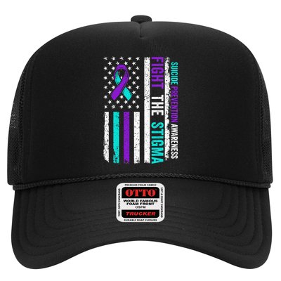 Suicide Prevention Support Fight Stigma Suicide Awareness Trucker Hat