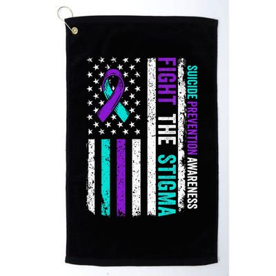 Suicide Prevention Support Fight Stigma Suicide Awareness Golf Towel