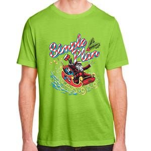 Simple Plan Santa Claus Sleigh Adult ChromaSoft Performance T-Shirt