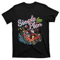 Simple Plan Santa Claus Sleigh T-Shirt