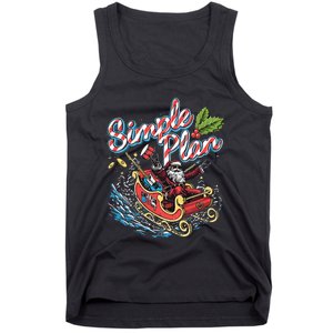 Simple Plan Santa Claus Sleigh Tank Top