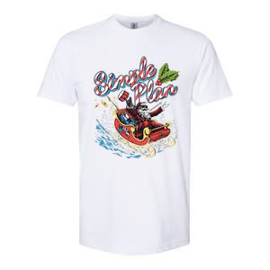 Simple Plan Santa Claus Sleigh Softstyle CVC T-Shirt