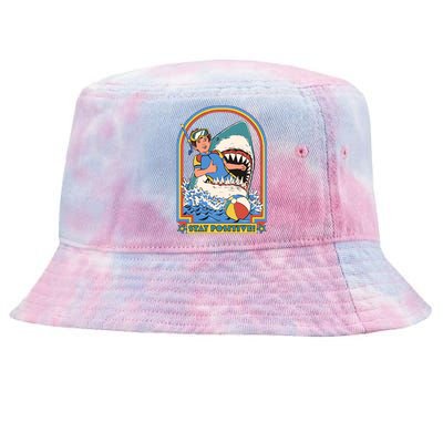 Stay Positive! Tie-Dyed Bucket Hat