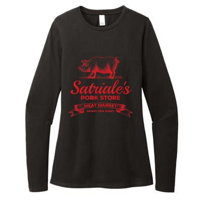 Satriales Pork Store Kearny New Jersey Womens CVC Long Sleeve Shirt