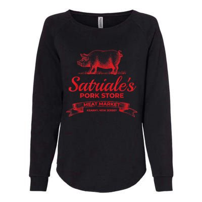 Satriales Pork Store Kearny New Jersey Womens California Wash Sweatshirt