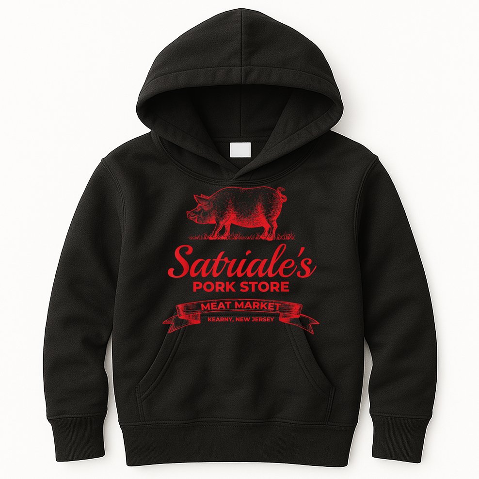 Satriales Pork Store Kearny New Jersey Kids Hoodie
