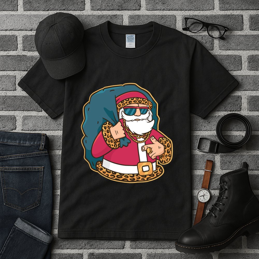 Santa Pimp Tall T-Shirt