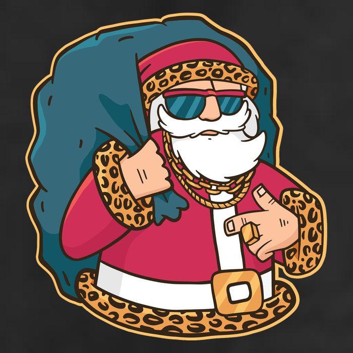 Santa Pimp Adult Drive Performance Visor