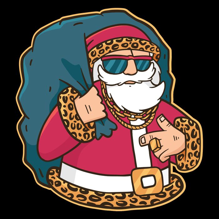 Santa Pimp Bucket Hat