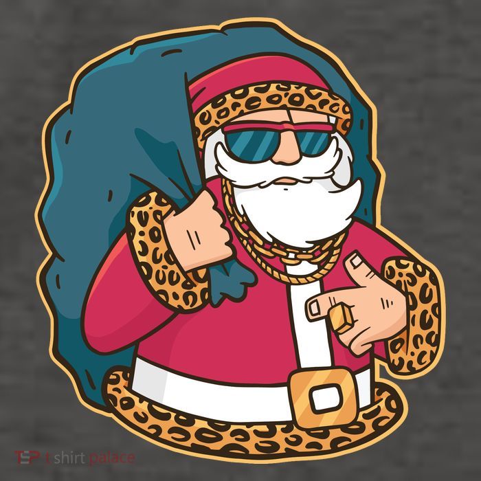 Santa Pimp Vector Backpack