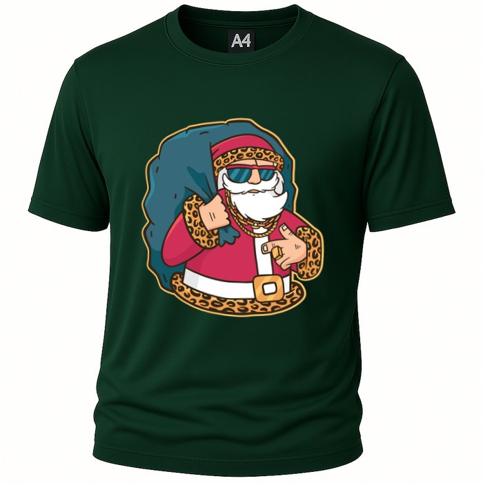 Santa Pimp Cooling Performance Crew T-Shirt