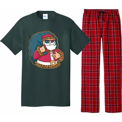 Santa Pimp Pajama Set