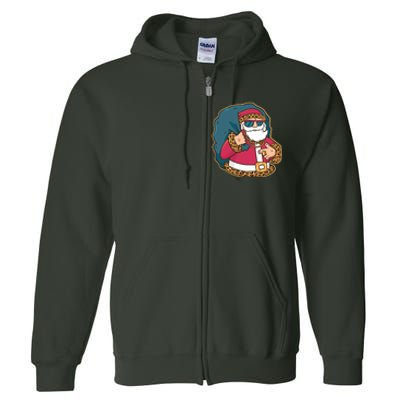 Santa Pimp Full Zip Hoodie