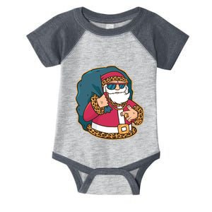 Santa Pimp Infant Baby Jersey Bodysuit