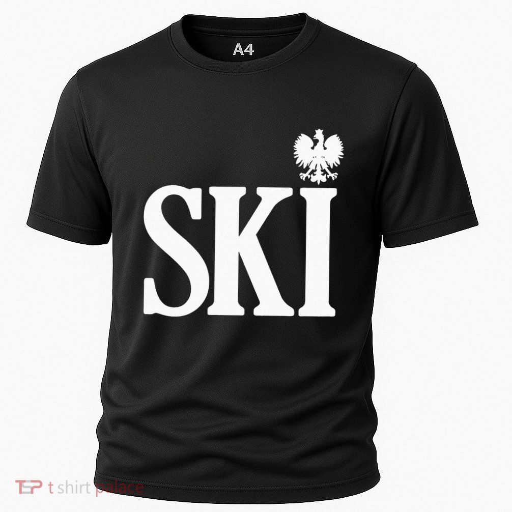 SKI Polish Surnames Ending Polish Eagle Dyngus Day Performance Shirt