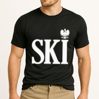 SKI Polish Surnames Ending Polish Eagle Dyngus Day Cooling Performance Crew T-Shirt