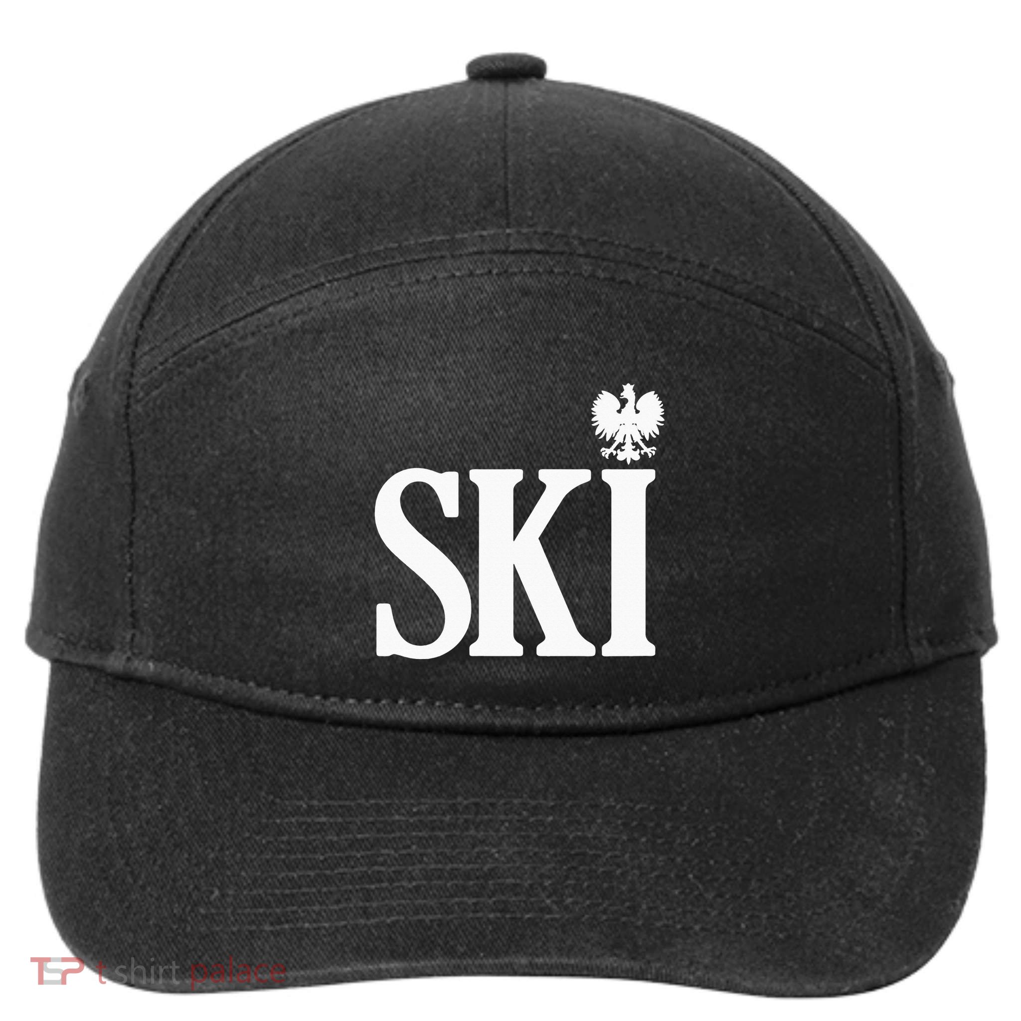 SKI Polish Surnames Ending Polish Eagle Dyngus Day 7-Panel Snapback Hat