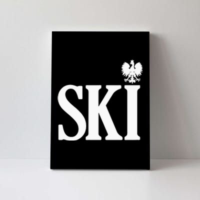 SKI Polish Surnames Ending Polish Eagle Dyngus Day Canvas