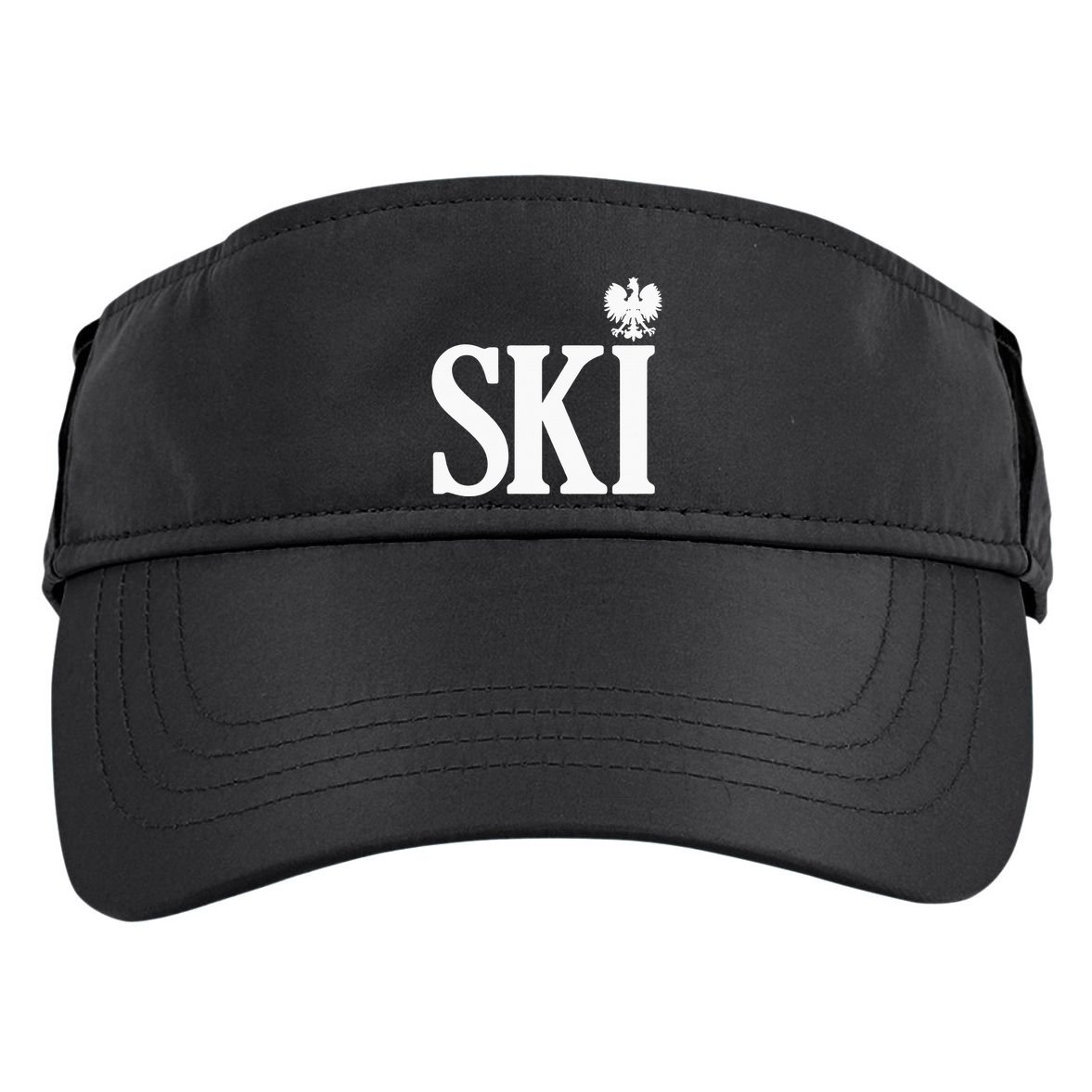 SKI Polish Surnames Ending Polish Eagle Dyngus Day Adult Drive Performance Visor