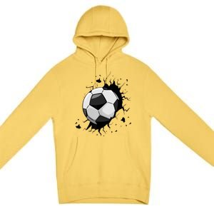 Soccer Players Soccer Team Graphic Sports Soccer Premium Pullover Hoodie