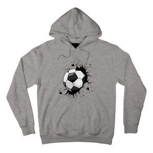 Soccer Players Soccer Team Graphic Sports Soccer Tall Hoodie