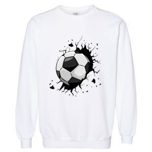 Soccer Players Soccer Team Graphic Sports Soccer Garment-Dyed Sweatshirt