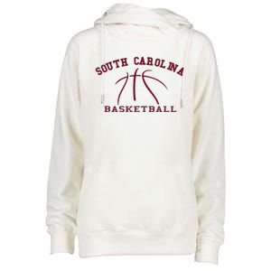 Sc Practice South Carolina Basketball Fan Hoops Gear Womens Funnel Neck Pullover Hood